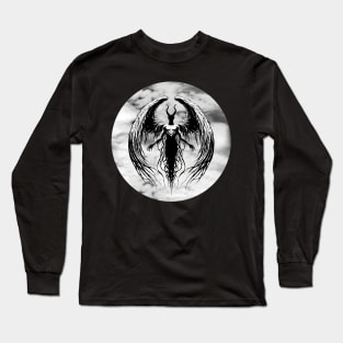 The Fallen Angel: Lucifer Silhouette Long Sleeve T-Shirt